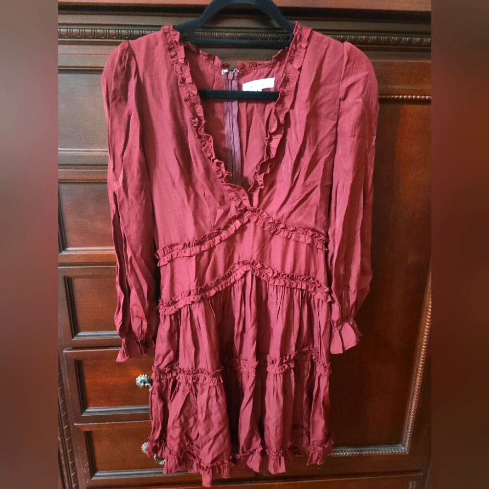 Mini ruffle dress